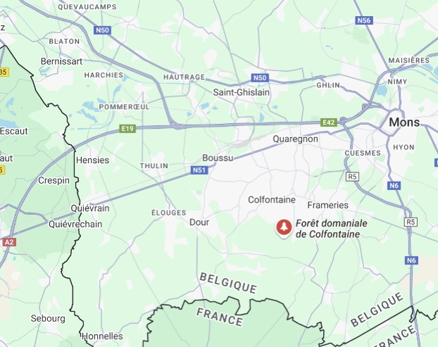 localisation colfontaine